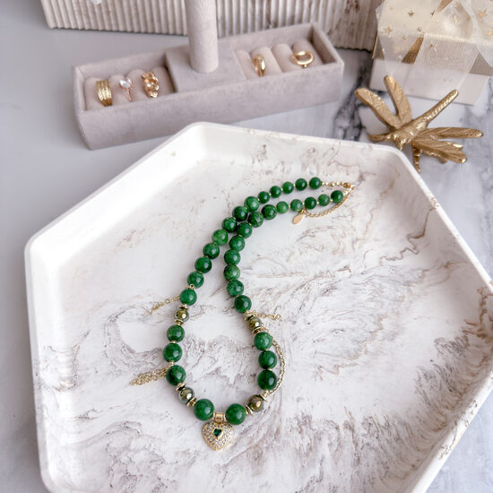 Kaklo papuošalas: Emerald Heart