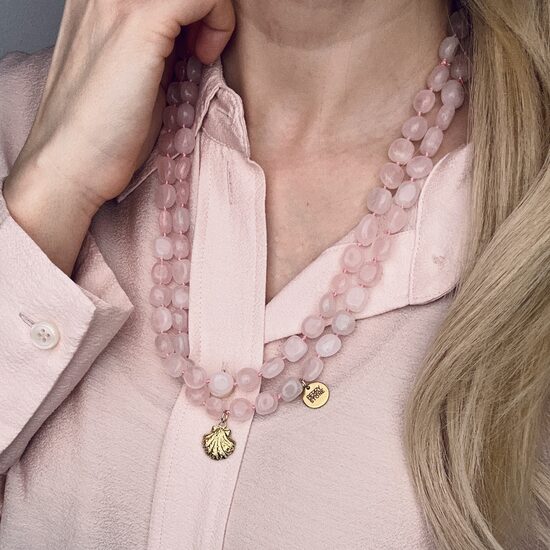 Ilgas kaklo papuošalas transformeris: Pure Rose