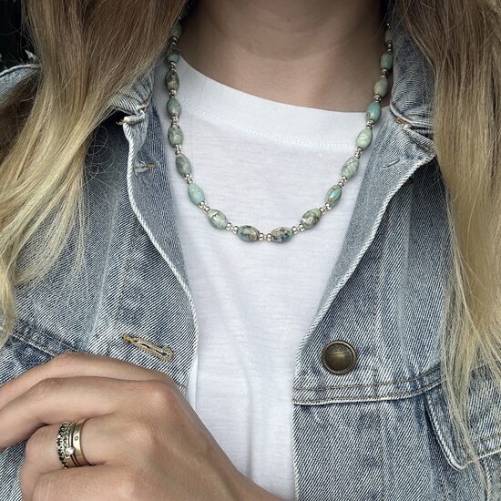 Kaklo papuošalas: Agate