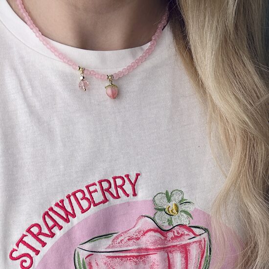 Kaklo papuošalas: Strawberry