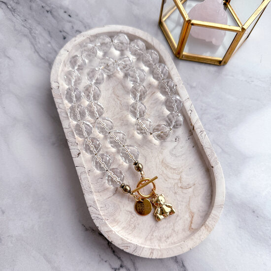 Kaklo papuošalas: Crystal Teddy