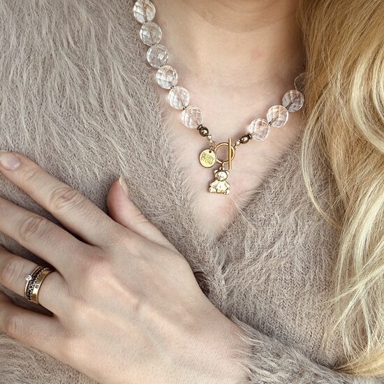 Kaklo papuošalas: Crystal Teddy